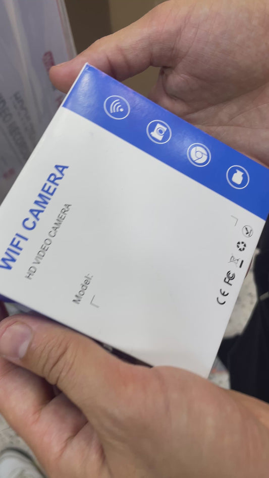 كاميرا صغيرة WiFi HD - رؤية ليلية وتشغيل عن بعد